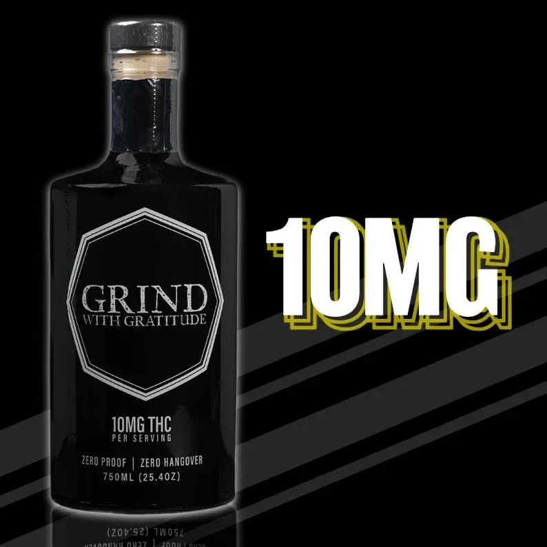 GRIND CITRUS THC 10MG 750ML BTL