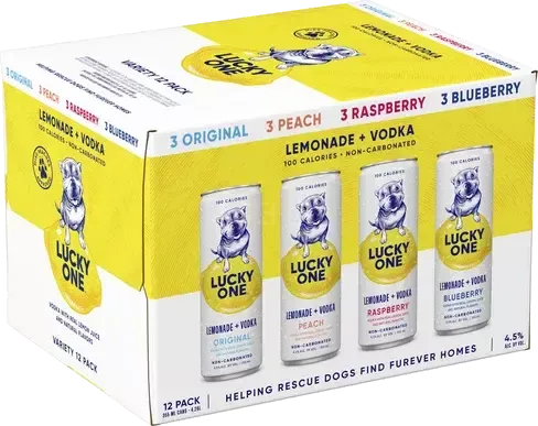 LUCKY ONE LEMONADE VODKA VARIETY 12PK CAN