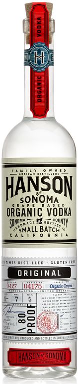 HANSON SMALL BATCH ORGANIC VODKA 750ML