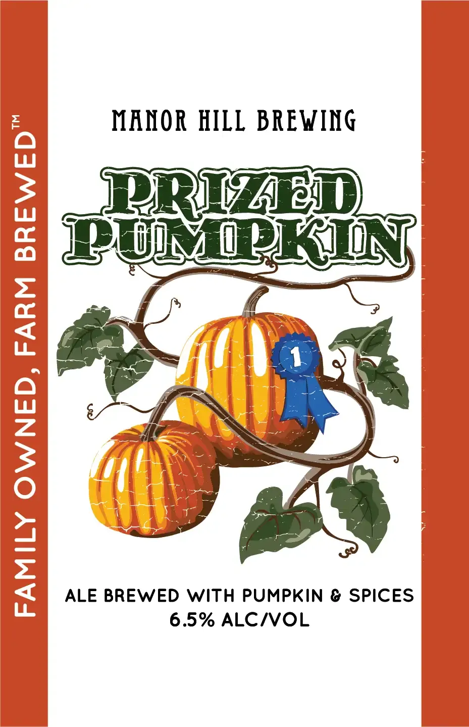 MANOR HILL PRIZED PUMPKIN 6PK CAN