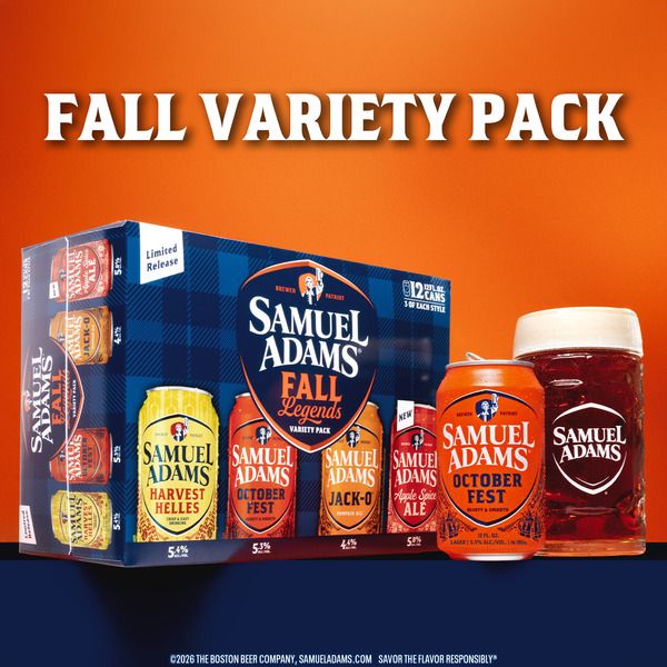 SAM ADAMS FALL VATIETY 12PK CAN