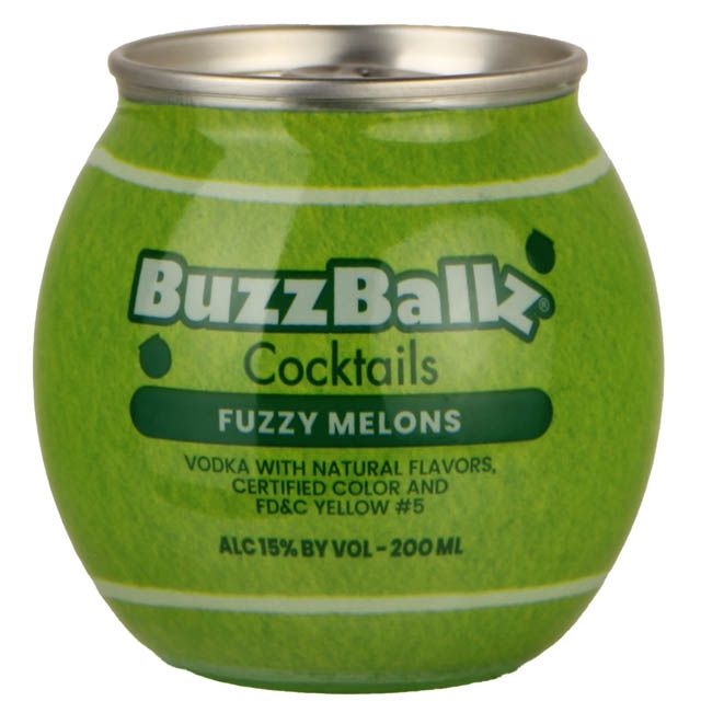 BUZZBALLZ FUZZY MELONS SPIRITS COCKTAIL 200ML