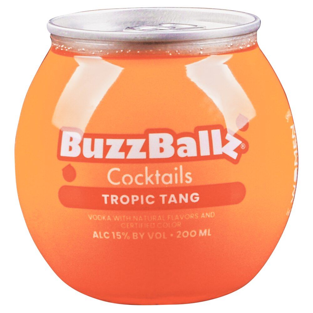 BUZZBALLZ TROPIC TANG SPIRITS COCKTAIL 200ML