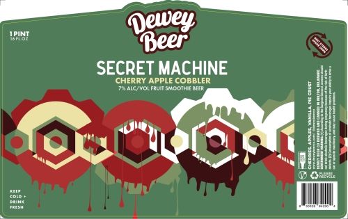 DEWEY BEER CO SM  CHERRY APPLE COBBLER 4PK