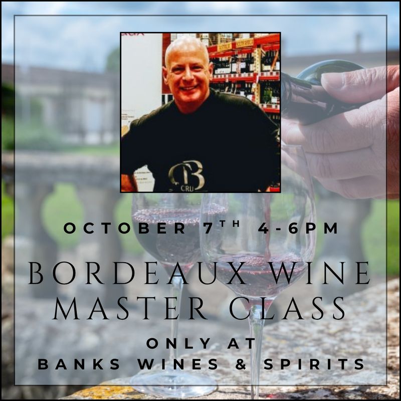 BORDEAUX WINE MASTER CLASS