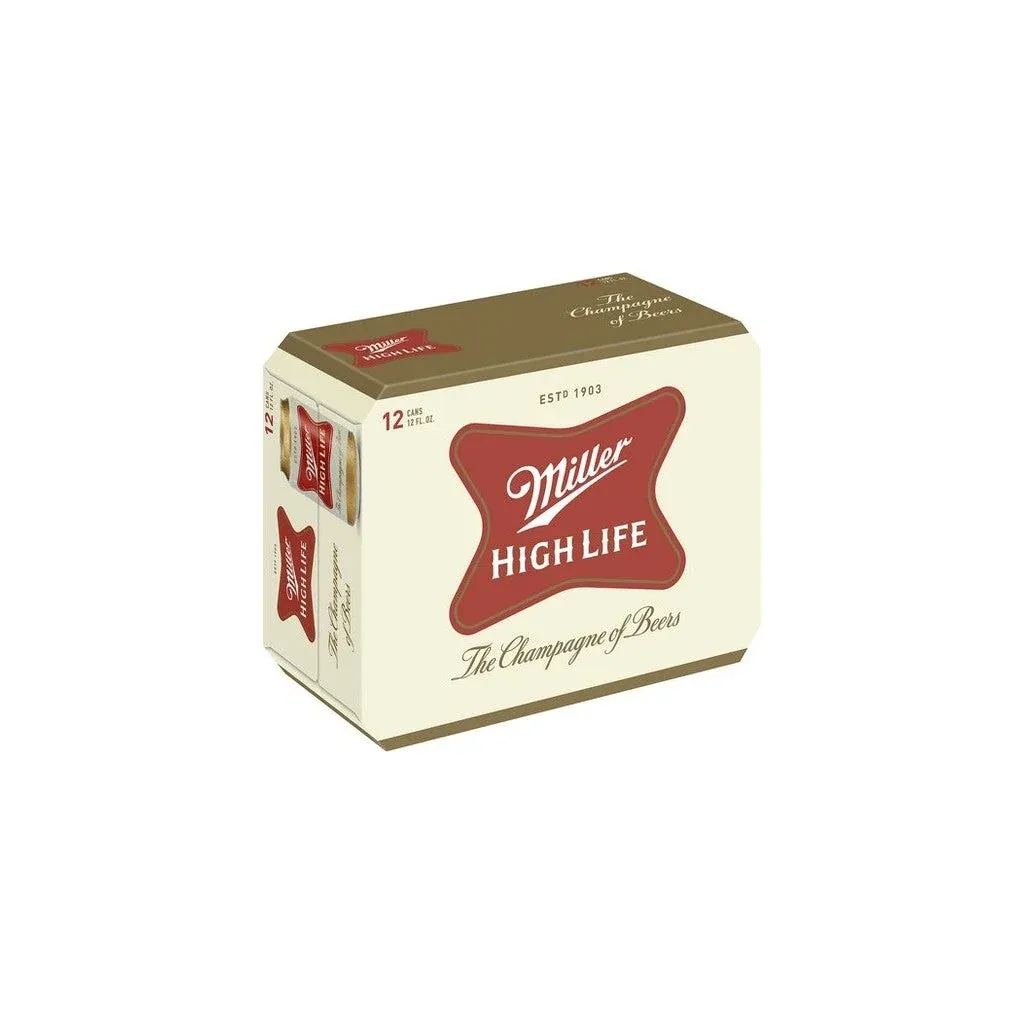 MILLER HIGH LIFE 12PK CAN
