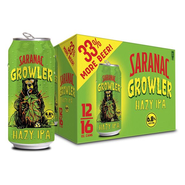 SARANAC GROWLER HAZY IPA 12PK 16OZ CAN