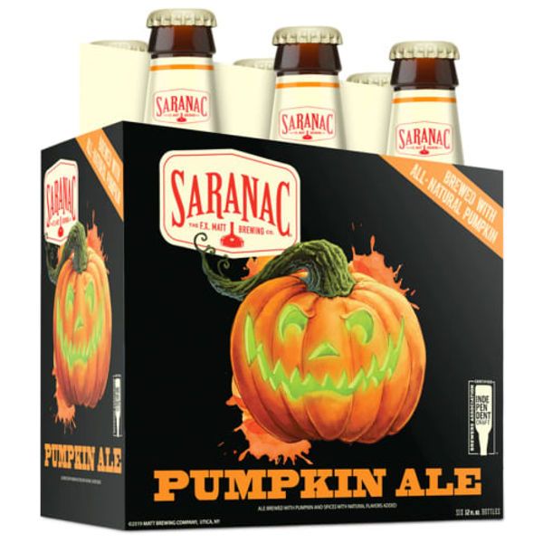 SARANAC PUMPKIN ALE 6PK BTL