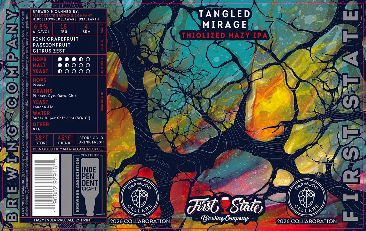 FIRST STATE TANGLED MIRAGE HAZY IPA 4PK