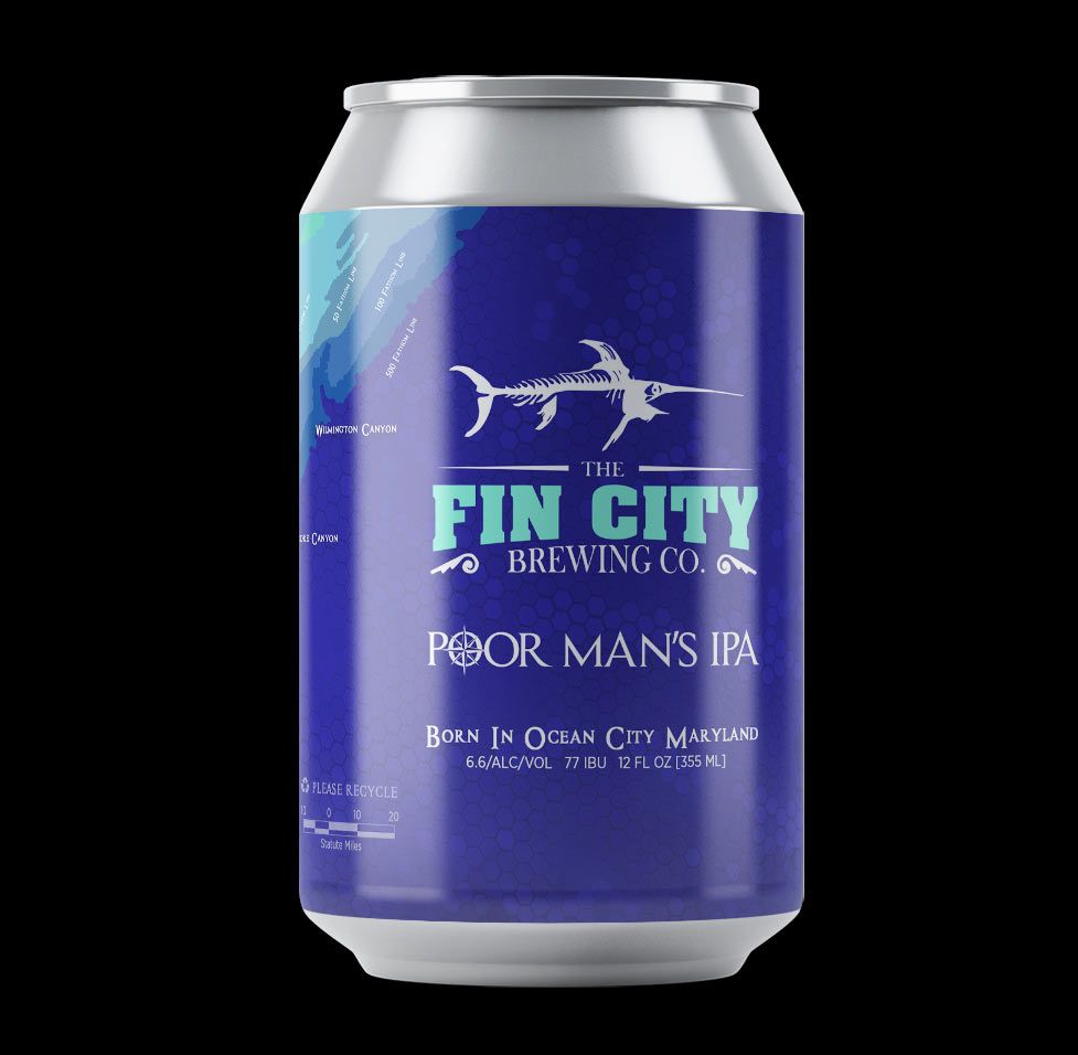 FIN CITY POOR MANS IPA 6PK CAN