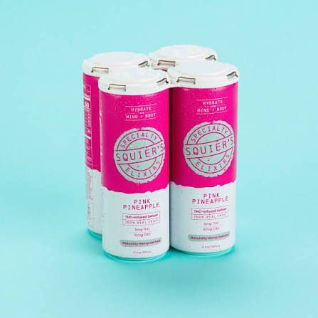 SQUIER'S PINK PINEAPPLE 5MG THC 4PK