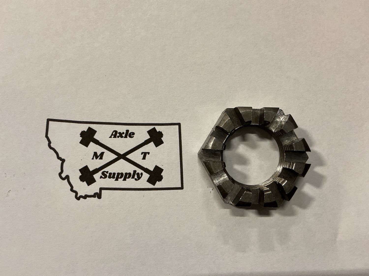 2K-8K Spindle Castle Nut 1"