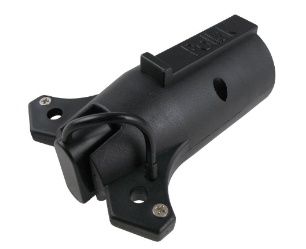 Plastic 7-Way RV 4 Flat Adapter