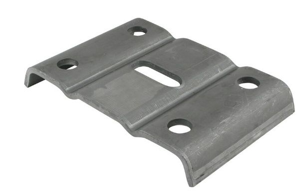 U-Bolt Plate for 5" Diameter, Round Trailer Axles with 3" Wide Springs