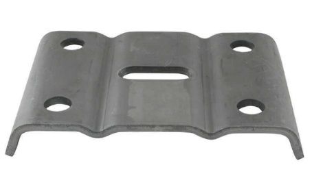 U-Bolt Plate for 5" Diameter, Round Trailer Axles with 2-1/2" Wide Springs