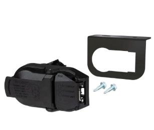 OEM Replacement Dual-Output 7 &amp; 4-Way Connector with Mounting Bracket, Packaged