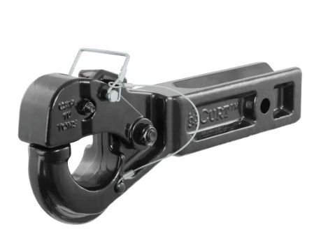 Receiver-Mount Pintle Hook (2-1/2" Shank, 20,000 lbs., 2-1/2" Lunette Rings)