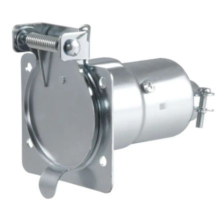 7-Way RV Blade Connector Socket (Vehicle Side, Diecast Metal)