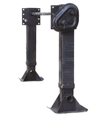 JACK 50K LANDING GEAR SET HD BOLT ON 1ea 1 &amp; 2 SPD w/HANDLE