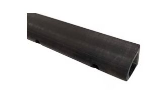 Round Pre-Drilled Hollow Core Bumper, 4" W x 96" L