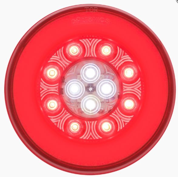 GloLight 24-LED 4" Grommet Mount Stop/Turn/Tail Light with Backup Function