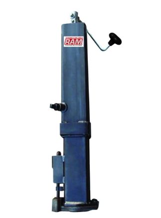 Ram Gooseneck Coupler - Topwind - 7" Adjustment - Square - 2-5/16" Ball - 30K