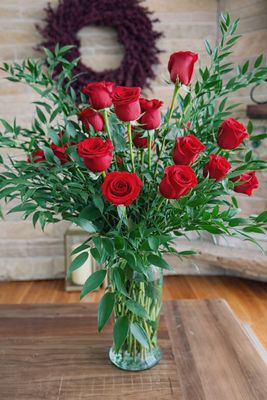 Two™ – Balanced Two Dozen Rose Luxury Arrangement - Rhode Island flower delivery