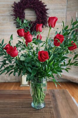 One™ – Simple Elegant Luxury Dozen Rose Arrangement - Rhode Island flower delivery