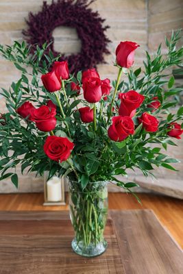 Three™ – Full Three Dozen Rose Luxury Floral Arrangement - Rhode Island flower delivery