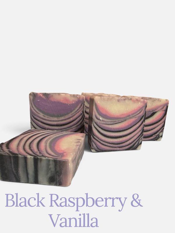 Black Raspberry & Vanilla Handmade Soap