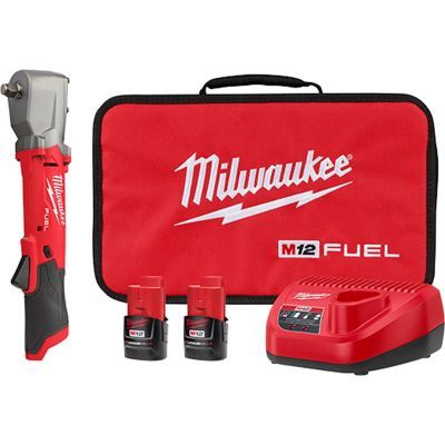 Milwaukee Tool M12 FUEL 1/2" Right Angle Impact Wrench w/ Friction Ring Kit