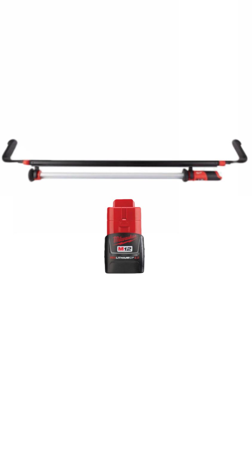 Milwaukee Tool M12 LED Underhood Light,1350 Lumens Bare with free M12 2.0 battery