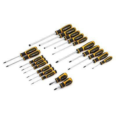 GearWrench 20 Piece Phillips/Slotted/Torx Dual Material Screwdriver Set