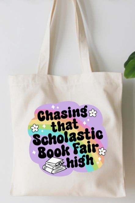 Chasing that Scholastic Book Fair High Tote