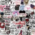 Gothic Charm: Dark Romance Reader Stickers, Perfect DIY tool