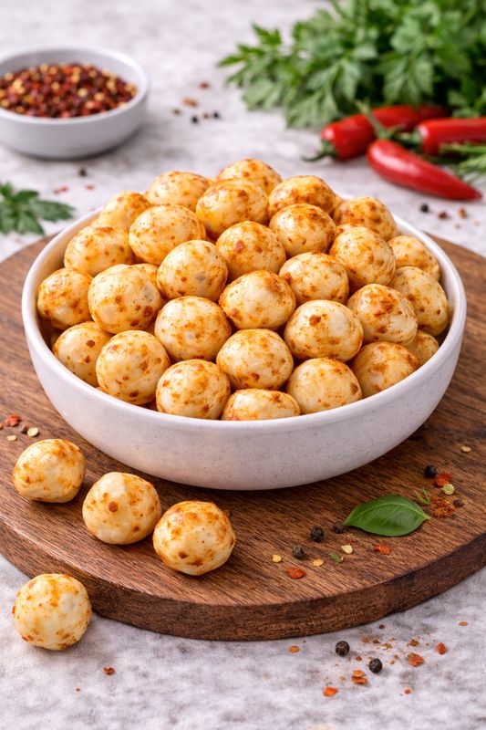 Kulki Naturalne z Papryką – Delikatny Ser z Wyrazistą Nutą - 1x200 g