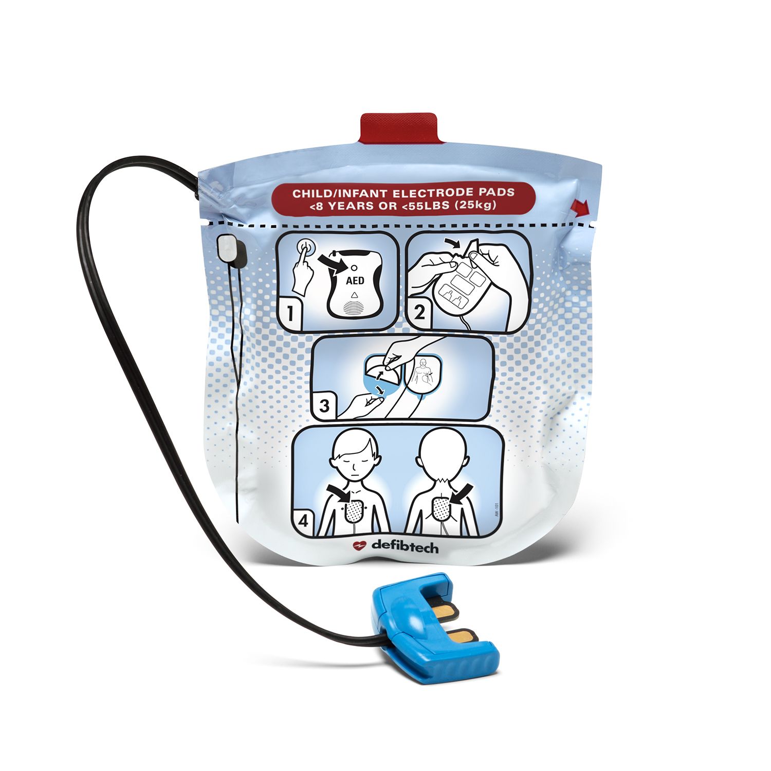 Pediatric Defibrillation Pad Package (1 set)