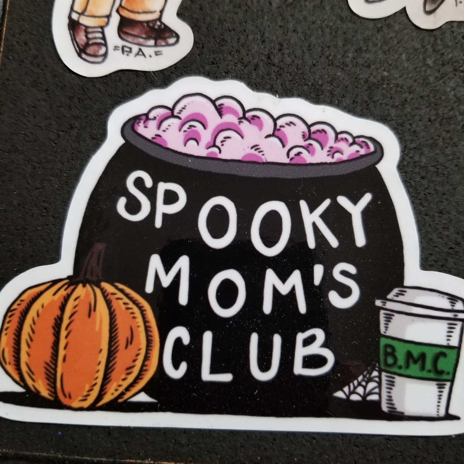 Spooky Moms Club Cauldron(sticker) Spooky Moms Club Cauldron(sticker)
