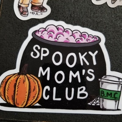 Spooky Moms Club Cauldron(sticker)