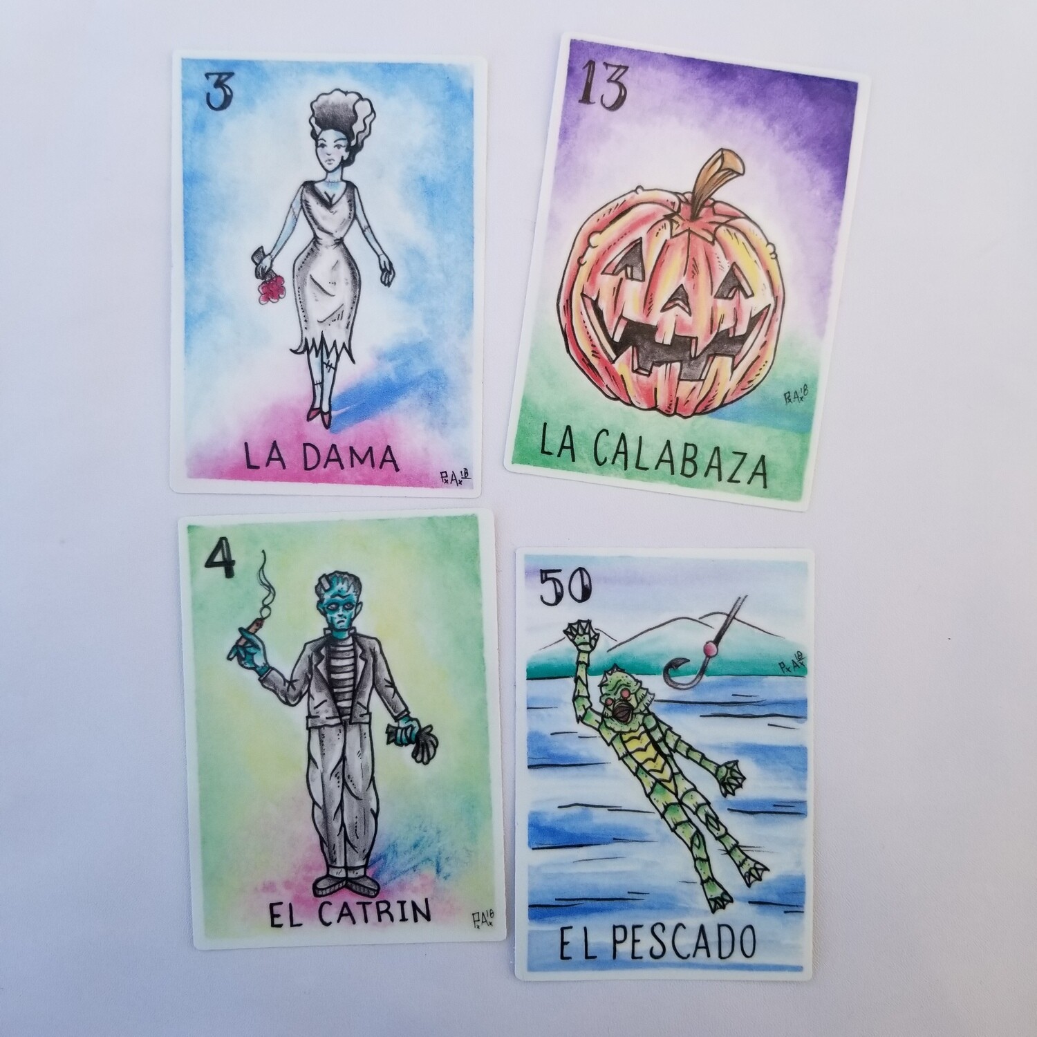 Horror Loteria Sticker Set Horror Loteria Sticker Set