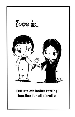 Love is... Addams (sticker)
