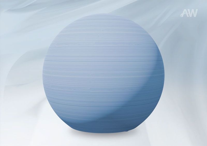 WASSER URNE MOONLINE BLUE