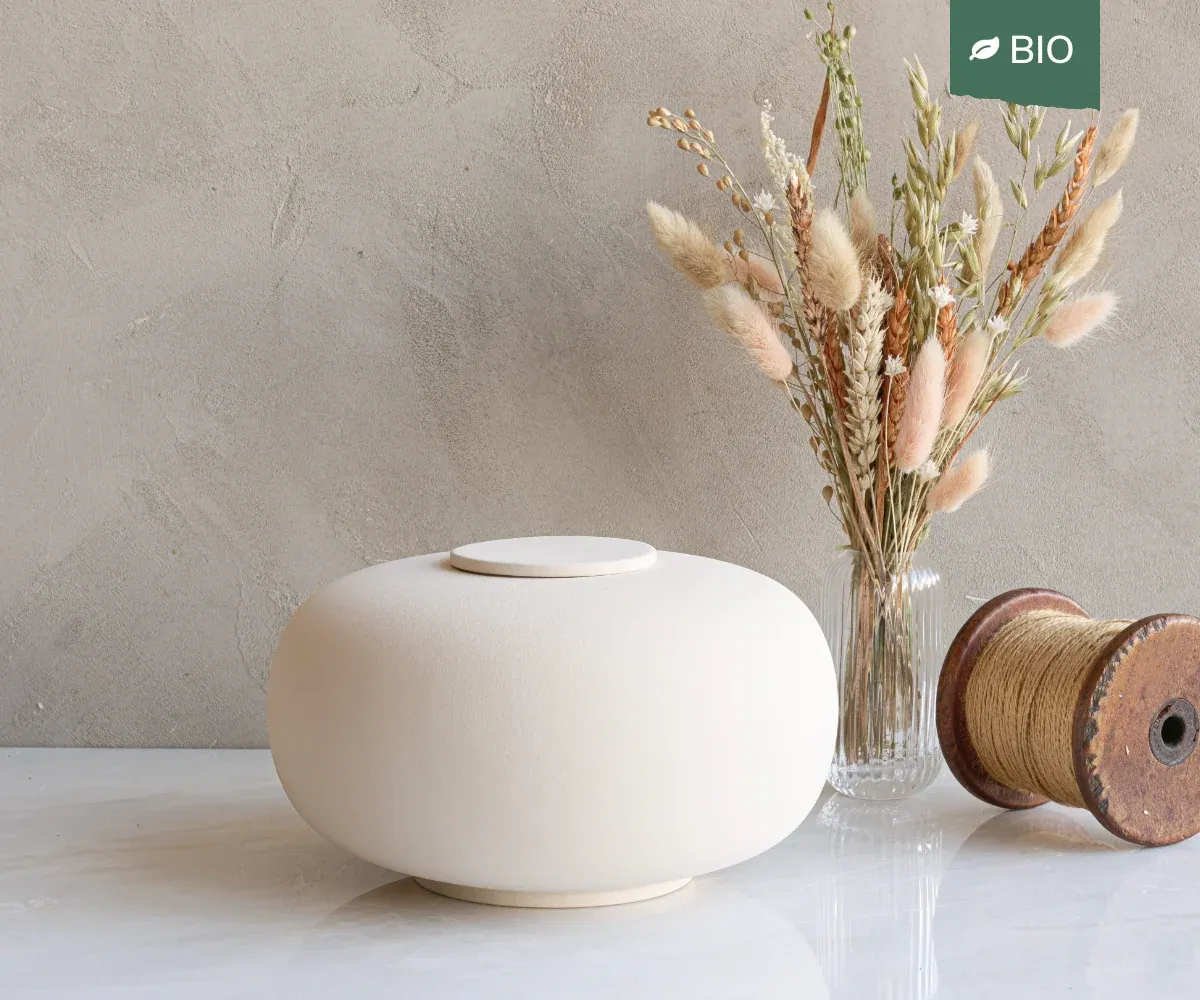 Urne NOMA beige