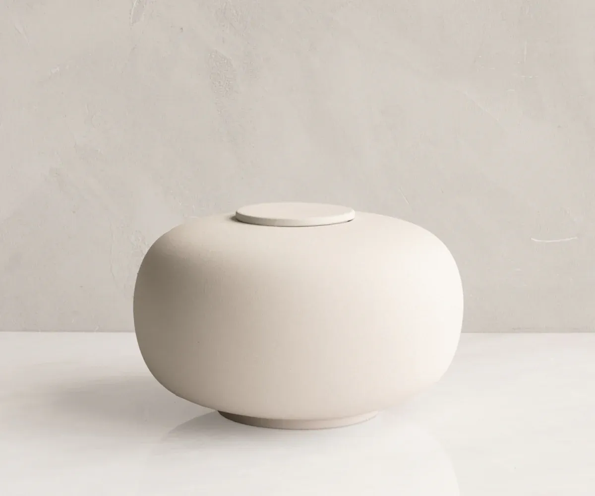 Urne  NOMA  beige