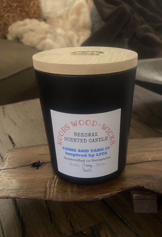 Beeswax Candle Come and take it