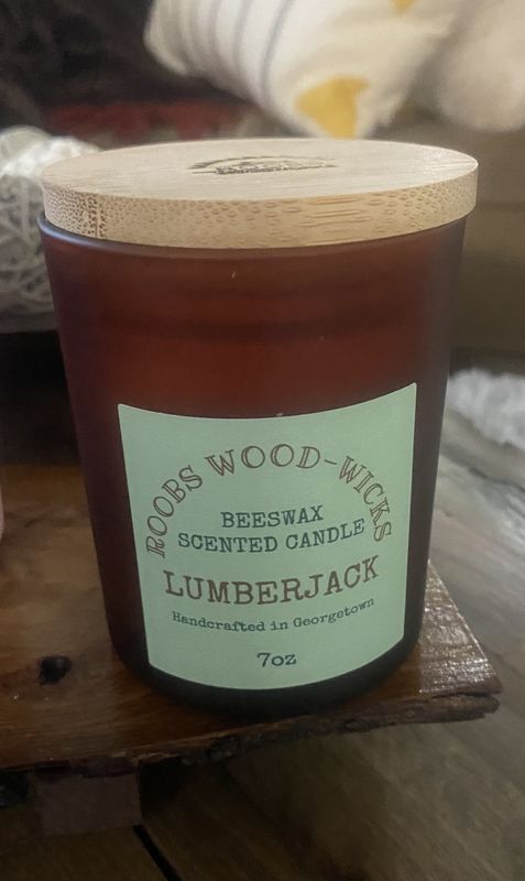 Beeswax Candle Lumberjack