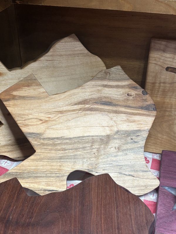 Texas figured maple bar/riser board