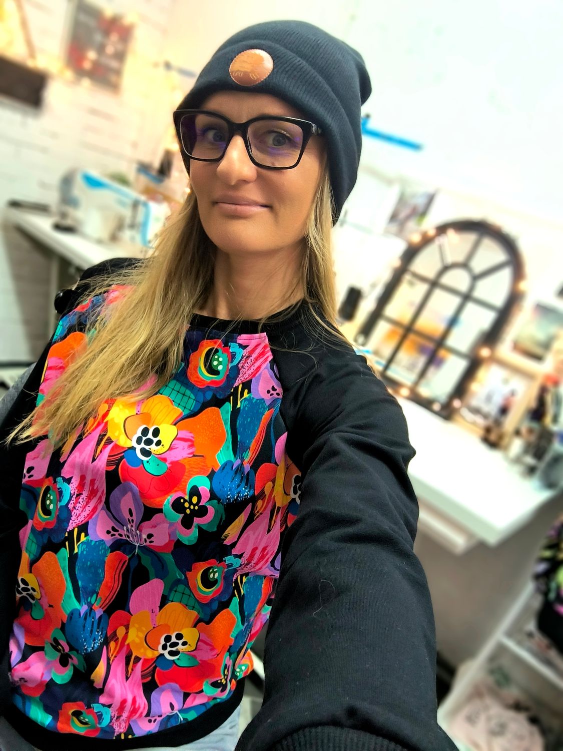 Bluza -Kolor Kwiatki