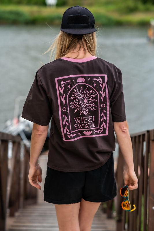 Tshirt Brown-Więcej Światła!