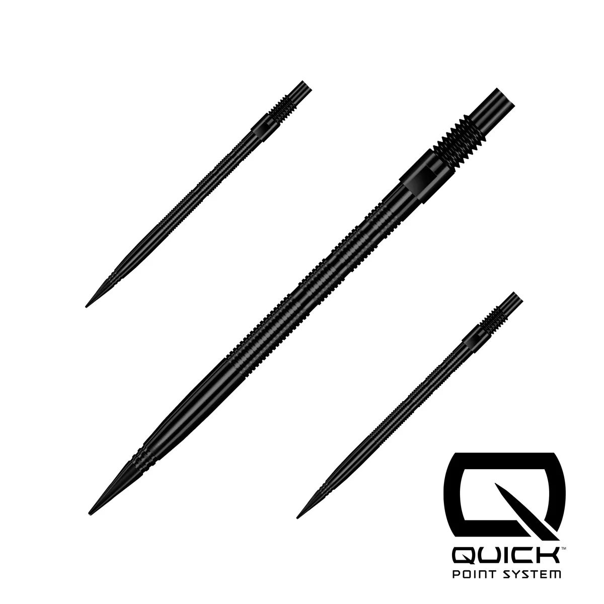 Harrows - Micro Ridge Points, Colour: Black, Lengt: 26mm